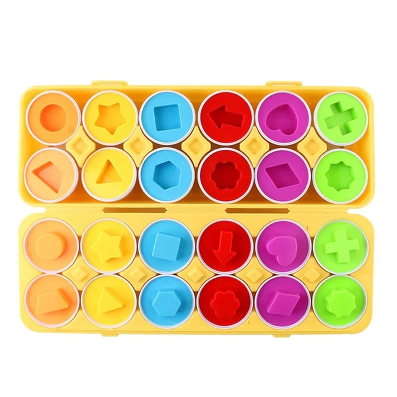 Juego de Encaje de Huevitos Educativos